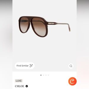 CHLOE sunglasses aviators (burgundy brown) - very on trend color for fall 2024🥰